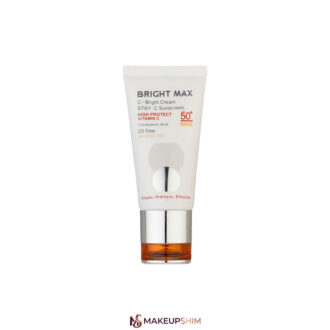 کرم ضد آفتاب رنگی برایت مکس دارای SPF50 حاوی ویتامین C