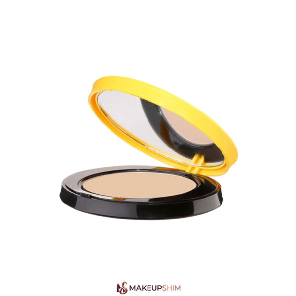 نمای باز شده پنکک فشرده کالیستا مدل اسموت (Smooth)مناسب انواع پوست حجم 10 گرم