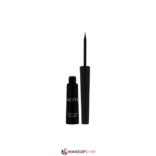 نمای باز شده محصول خط چشم نمدی نوت مدل اولترا بلک (Ultra Black Felt)