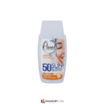 نمای اصلی محصول کرم ضدآفتاب بی‌رنگ پیکسل با SPF50 مدل (Sensitive) حجم 50 میلی‌لیتر