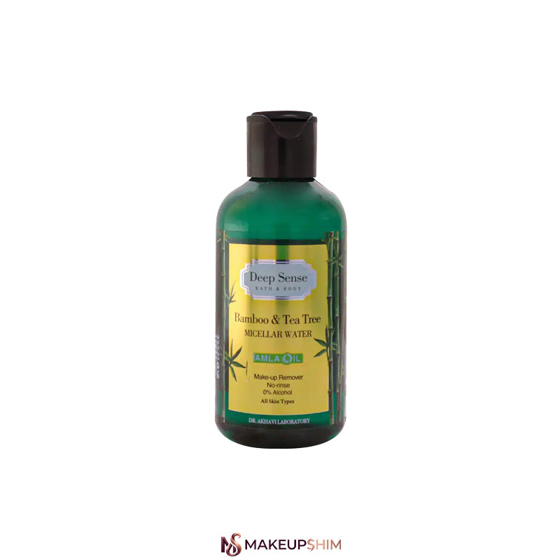 نمای اصلی محصول پاک کننده آرایش صورت دیپ سنس مدل (tea tree & bamboo) حجم 160 میلی‌لیتر