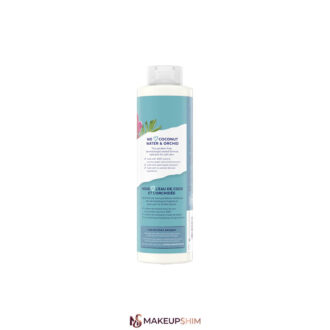 نمای زاویه پشت محصول شامپو بدن اس تی ایوز مدل نارگیل و ارکیده (Coconut Water & Orchid) حجم 650 میلی لیتر