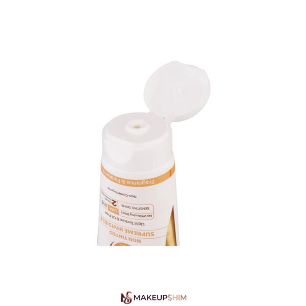 نمای باز شده 2 محصول کرم ضدآفتاب SPF50 سنسی فلوئید سان‌سیف حجم 50 میلی‌لیتر