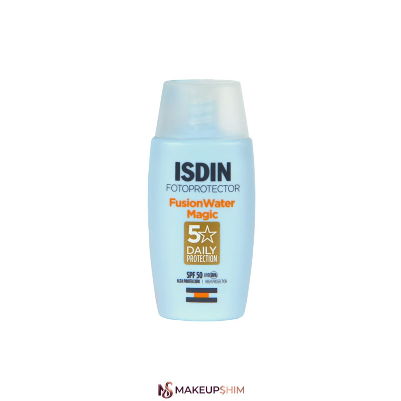 نمای اصلی محصول ضدآفتاب بدون رنگ ایزدین SPF50 مدل (Fusion Water Magic) مناسب انواع پوست حجم 50 میلیلیتر نمای اصلی محصول ضدآفتاب بدون رنگ ایزدین SPF50 مدل (Fusion Water Magic) مناسب انواع پوست حجم 50 میلیلیتر