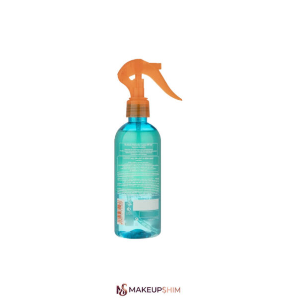 نمای پشت محصول لوسیون ضد آفتاب دو فاز آردن مدل میسلار نیوژن (Micellar Newgen) حجم 250 میلی لیتر