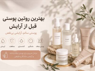 بهترین روتین پوستی قبل از آرایش؛ راز داشتن آرایشی بی‌نقص و ماندگار