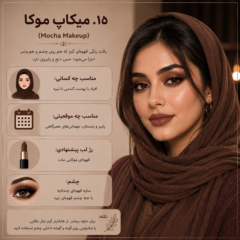 ۱۵. میکاپ موکا
