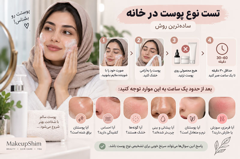 تست نوع پوست در خانه؛ ساده‌ترین روش